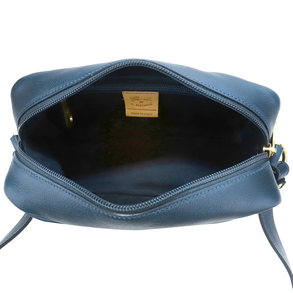 IL BISONTE Heritage BCR199 Shoulder Bag Blue - Picture 5 of 9